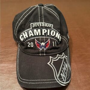 Black Washington NHL Division Champions Cap